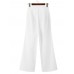 Women Solid Stylish High Waist Loose Wide Leg Casual Pants